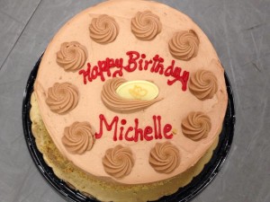 Triple Layer Carmel Cake