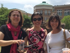 It was so good to see Executive Director Anne Delaney at IPAR - Initiative for Public Art—Reston and sculptor Mary Ann Mears (Her work "Reston Rondo" is installed at Hyatt Park)